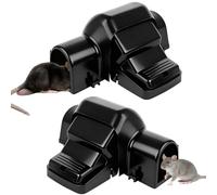 XPJBKC Trampas para ratas, 2 trampas para ratas que matan al instante, atrapador de ratas profesional ultra potente, trampa para ratas altamente sensible para exteriores e interiores, trampa