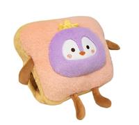 XPJYUA Almohada de Mano de Peluche Almohada de Peluche Pan Tostado, Comida Kawaii, Cerdo, Conejo, Zorro, Tostada, muñeco Suave, Calentador Manos, cojín Decorativo for el hogar(33cm Penguin)