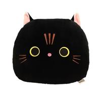 XPJYUA Almohada de Mano de Peluche Llegan Juguetes de Peluche 30 cm Dibujos Animados Gato con Calentador Manos y Manta, muñecas, cojín, Almohada Suave rellena for Mujeres(Black,30cm with Blanket)