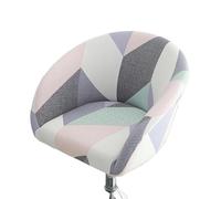 XPJYUA Bar Low Back Stool Chair Printed Elastic Cover Jacquard Bedroom Restaurant Hotel Dining Funda Taburete de Bar(Color 13)