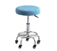 XPJYUA Bar Round Swivel Chair Universal Stool Cover Coffee Shop Covers Funda Taburete de Bar(Color 10)