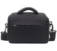 XPJYUA Bolsa Camara fotografica Bolsa for cámara DSLR sin Espejo for Canon EOS R100 R50 R R10 R8 R7 R6 RP 250D 200D M200 M50 SX70 Z50 Z30 Z5 Z6 Z7 D3500 D5600(Black)
