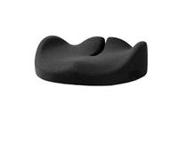 XPJYUA Cojin Asiento Coche Cojín de Espuma viscoelástica for Silla Oficina y Coche, Almohadillas Soporte for Asiento, Almohada for glúteos, Masaje Caderas, ortopédica(Dark Grey)