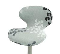 XPJYUA Elastic Bar Stool Cover Low Back Short Dining Chair Slipcover Spandex Seat Protector Wedding Party Decor Funda Taburete de Bar(Color 17)