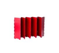 XPJYUA Parabrisas Plegable Parabrisas Plegable de aleación Aluminio for Estufa Gas, for Acampar al Aire Libre, Quemador, Pantalla a Prueba Viento(Red,10)