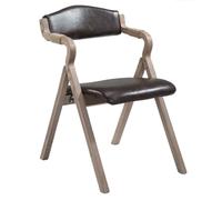 XPJYUA Sillas Plegables de Madera Silla de Comedor Plegable Moderna y Sencilla de Madera, Respaldo, reposabrazos, cafetería, balcón, Estudio, Silla de Ocio, Silla de diseño(Color 11)