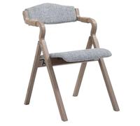 XPJYUA Sillas Plegables de Madera Silla de Comedor Plegable Moderna y Sencilla de Madera, Respaldo, reposabrazos, cafetería, balcón, Estudio, Silla de Ocio, Silla de diseño(Color 5)