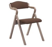 XPJYUA Sillas Plegables de Madera Silla de Comedor Plegable Moderna y Sencilla de Madera, Respaldo, reposabrazos, cafetería, balcón, Estudio, Silla de Ocio, Silla de diseño(Color 4)