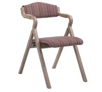 XPJYUA Sillas Plegables de Madera Silla de Comedor Plegable Moderna y Sencilla de Madera, Respaldo, reposabrazos, cafetería, balcón, Estudio, Silla de Ocio, Silla de diseño(Color 9)