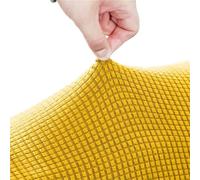 XPJYUA Solid Color Short Back Chair Seat Covers Hotel Bar House Armchair Polyester for Home Funda Taburete de Bar(Color 5)