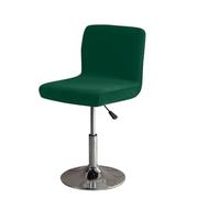 XPJYUA Solid Colors Bar Chair Cover Stretch for Short Back Dining Room Spandex Elastic Slipcovers for Banquet Chairs Funda Taburete de Bar(Color 18)