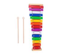 XPJYUA Xilófono Xilófono de percusión de 15 Notas for niños pequeños Glockenspiel de Madera