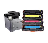 XPKHVZVLQ Compatible con Cartucho de tóner HP 312A CF380A CF381A CF382A CF383A for Impresora multifunción Color M476dn M476dw M476nw(Magenta 2300 Page)