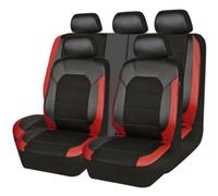 XPKLTXZW 9 Piezas Fundas Asientos Coche para Renault Captur 2019-2024, Delanteros y Traseros Juegos de Cubreasientos Impermeable Cómodo Protector Interior Accesorios,D/Red