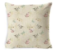 xpkvdsq Funda De Cojin 30x50cm Mariposa Colorida Funda de Almohada del Sofá Decorativas con Cremallera Invisible Tejido Lino, Lavable Antiácaros Transpirable Hipoalergénico para Cama y Silla