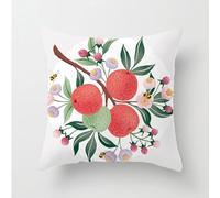 xpkvdsq Funda De Cojin 70x70cm Flores Frescas Rurales Fundas de Cojines Decorativos Cuadradas para Sofa para Sala de Estar Jardín Coche,con Cremallera Oculta,Suave y Lavable,no con Relleno Incluido