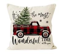 xpkvdsq Fundas Cojines 30x50cm Árbol Navidad Copo Nieve Lino Tejido,Fundas de cojín Decorativas Suaves y Transpirables para Sofá,Dormitorio y Sala de Estar,con Cremallera Oculta