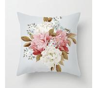 xpkvdsq Fundas Cojines 70x70cm Flores Frescas Rurales Funda de Almohada del Sofá Decorativas con Cremallera Invisible Tejido Lino, Lavable Antiácaros Transpirable Hipoalergénico para Cama y Silla