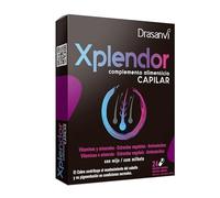 Drasanvi Complemento anticaída capilar Xplendor – 13 vitaminas y 4 minerales – 24 cápsulas