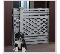 XPLKQXE Barrera Para Perros, Barandilla De Plástico Para Gatos, Puertas De Seguridad Ajustables Para Interiores Para Escaleras Y Puertas, No Requiere Perforación.