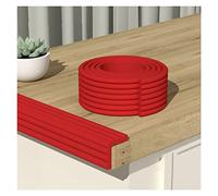 XPLKQXE Cobertura Cantonera Multifuncional, Acolchado Goma Acolchado Gomaespuma, Tabla Bordes Afilados (Color : Rosso, Tamaño : 2m)