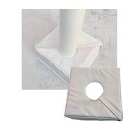 XPLKQXE Cubierta Protectora Para La Base Aros Baloncesto, Para Postes Alumbrado Público Con Base Cuadrada, Acolchado Esponja Anticolisión(30x30x15cm,Inner Diameter-10cm)