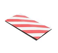 XPLKQXE Esponjas autoadhesivas de alta densidad para estacionamiento, protector de borde de pared reflectante, borde de esquina de pared y protectores de parachoques (color: rojo y blanco, tamaño: 2