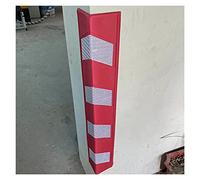 XPLKQXE Paredes De Garaje En Forma De L, Reflectante Protector Protector, Aparcamiento Garajes Almacenes, Cantos De Pared Y Parachoques (Color : Rosso, Tamaño : 12pcs)