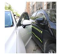 XPLKQXE Protector Abolladura Puerta Coche Panel Magnético, Protector Puerta Coche Ligero, Antiabolladuras para Garaje (Color : Black-2pcs, Tamaño : 80x25cm)