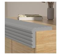 XPLKQXE Protector Pared Garaje, Protectores Bordes Y Esquinas Muebles, Parachoques Estacionamiento Garaje, Protector Acolchado 3M Adhesivo Fuerte (Color : Grey, Tamaño : 2m)