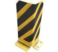 XPLKQXE Protectores Esquina Para Paredes, Topes Espuma Reflectantes Para Garajes Y Exteriores, Almohadilla Protectora Pared Autoadhesiva (90°)(Yellow-4mm,10x10x80cm/5pcs)