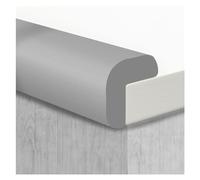 XPLKQXE Protectores para Esquinas Bordes, Protector Bordes Suave, Cantoneras Acolchadas 3M Adhesivo, Protector Esquinas Protector, Multiusos Protector Espuma (Color : Grey, Tamaño : 10m)