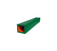 XPLKQXE Protectores para Postes De Baloncesto, Protector Cuadrado para Postes, Protector Alto Cuadrado para Postes, Algodón Perlado EPE De 4 Cm De Grosor(Verde,20x20x180cm)
