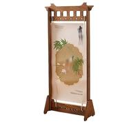 XPLKQXE Soporte Para Carteles Alta Resistencia, Expositor Madera Para Letreros, Soporte Independiente Para Paneles Y Carteles Para Exposiciones(Dark brown,21.5x43.5in/2pcs)