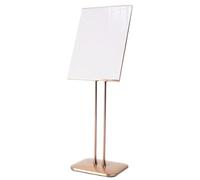 XPLKQXE Soporte Para Carteles Y Avisos, Pie Soporte Para Pósteres, Portátil Para Exteriores Señalización Con Base Pesada Pie Para Bodas Para Restaurantes(Metallic,40x32x128cm/2pcs)