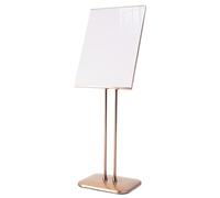 XPLKQXE Soporte Para Carteles Y Avisos, Pie Soporte Para Pósteres, Portátil Para Exteriores Señalización Con Base Pesada Pie Para Bodas Para Restaurantes(Metallic,40x32x130cm/1pcs)