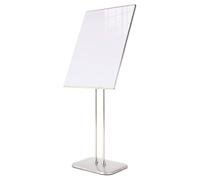 XPLKQXE Soporte Para Carteles Y Avisos, Pie Soporte Para Pósteres, Portátil Para Exteriores Señalización Con Base Pesada Pie Para Bodas Para Restaurantes(Silver,40x32x130cm/4pcs)