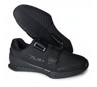 XPLON Extreme 2.0 - Zapatillas de levantamiento de pesas | Powerlifting | Fitness Training Shoes Squat Deadlift | Lifting Gym Weightlifting, Negro , 43 EU