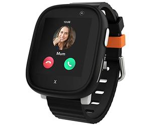 XPLORA X6 Play - Teléfono Reloj 4G para niños - Llamadas, Mensajes, Modo Colegio, SOS, GPS, Cámara y Podómetro - Incluye 2 años de garantía (Negro)