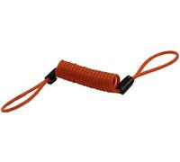 Xplorer Espiral De Seguridad para Motocicletas Antirrobo | Cable Recordatorio De Bloqueo De Disco | 120 Cm De Longitud | Color Naranja De Alta Visibilidad | Accesorio De Seguridad para Motocicletas Y