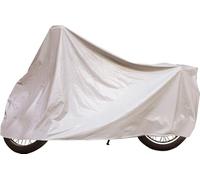 Xplorer Funda Silver para Motocicleta Pequeña Y Mediana | Funda Impermeable De Polietileno con Costuras Termoselladas Y Borde Elástico | Protección para Motocicletas contra La Lluvia, El Polvo Y La