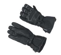 Xplorer Guantes de Moto Stelvio de poliéster Negro y Talla Piel de Vacuno. M