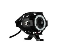 XPNSDU faro led para motocicleta Faro auxiliar LED universal para motocicleta, 1200 lúmenes, Angel Eyes U7, focos para motocicleta, accesorios para bicicleta(Blue 1PCS)