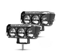 XPNSDU faro led para motocicleta Faros LED para motocicleta, faros delanteros para coche, proyector de doble color, luz antiniebla, luz auxiliar de trabajo de 200 W(2 PCS)