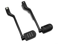 XPNSDU Pedal Cambio Palanca Palanca de cambios de punta y talón para motocicleta, compatible con Harley-Davidson Softail Springer Electra Glide Road King Fat Boy FLHX FLS Street(Black Set)