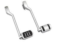 XPNSDU Pedal Cambio Palanca Palanca de cambios de punta y talón para motocicleta, compatible con Harley-Davidson Softail Springer Electra Glide Road King Fat Boy FLHX FLS Street(Chrome Set)