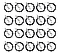 XPOOP 40 Piezas Goma Juntas Tóricas 25mm x 4mm Pasadores Juntas TóRicas de Goma de Nitrilo Repuesto y Junta Tórica para Andamios de Impacto Llave de Impacto