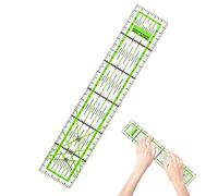 XPOOS 30 x 5 cm Regla De Medición De Acrílico, Regla Patchwork Costura Con Línea De Rejilla Para Costura Y Artesanía, Regla De Costura Material Acrílico Transparente