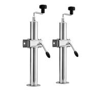 XPOtool 2X Soportes de Remolque Altura Regulable 510-760 mm Aparcamiento con 2 Abrazaderas Ø48mm