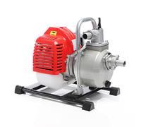 XPOtool Bomba de agua a gasolina con conexión 38mm (1,5") caudal 15000l/h altura de extracción 35m